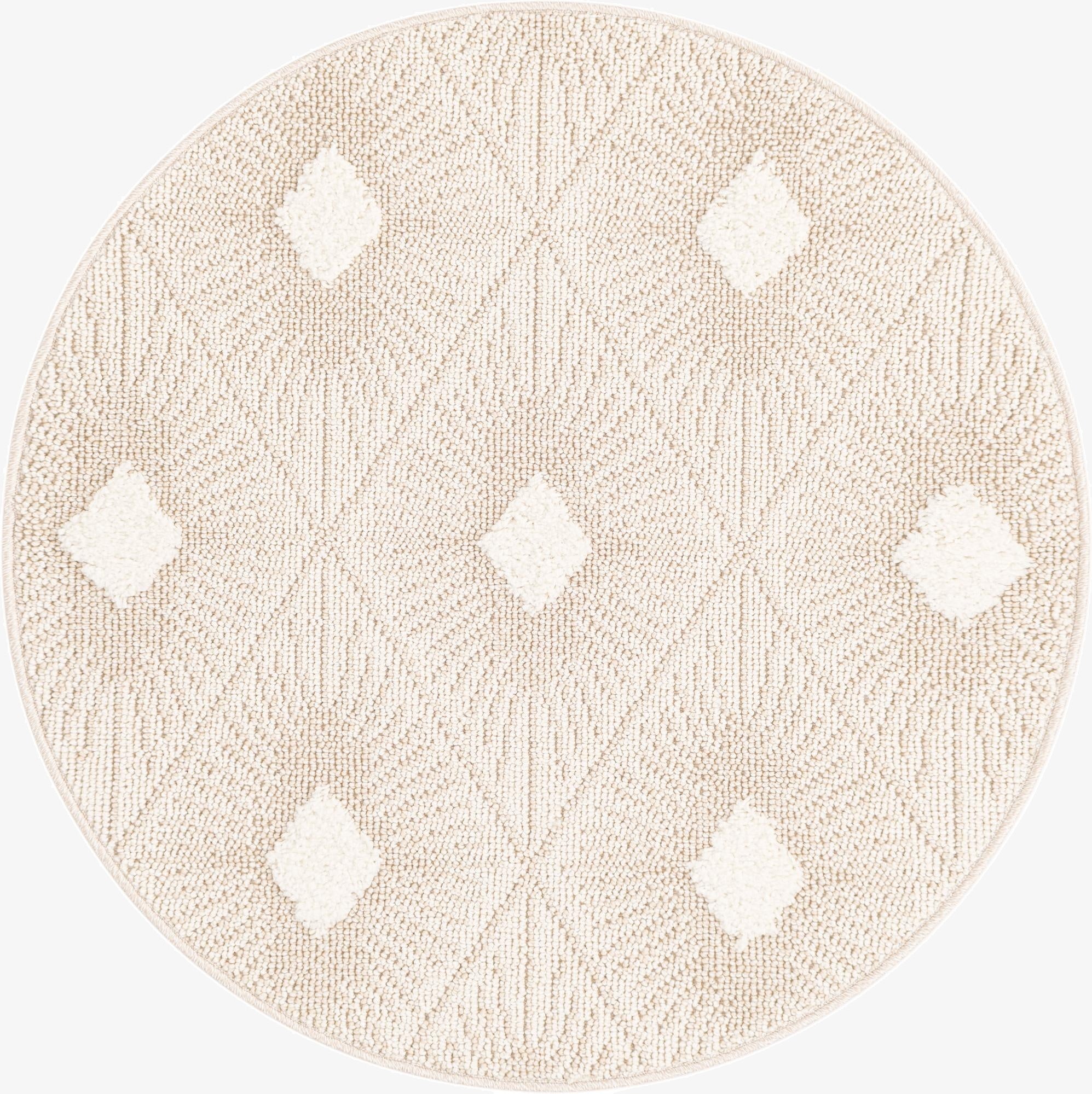  3' 3 x 3' 3 Boho Round Rug