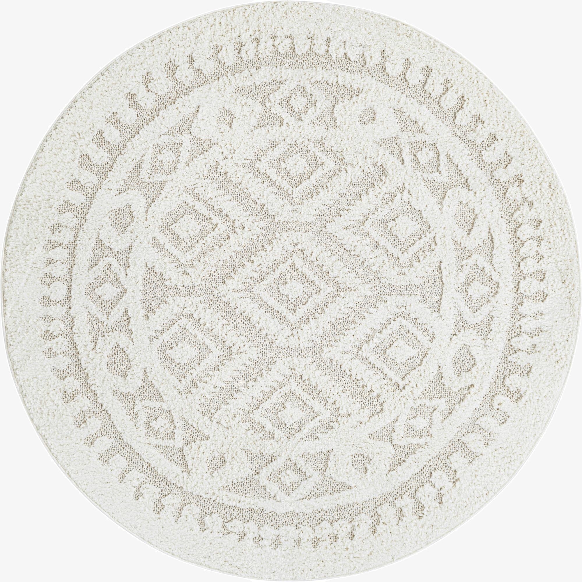  5' 3 x 5' 3 Boho Round Rug