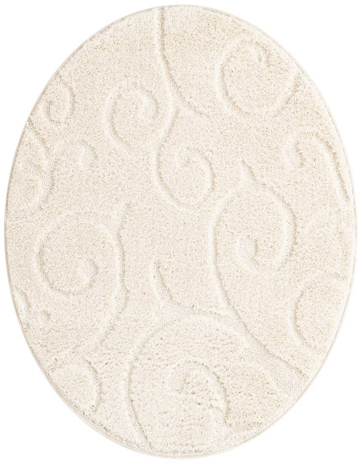 Detail image of 4' x 4' Botanical Shag Round Rug