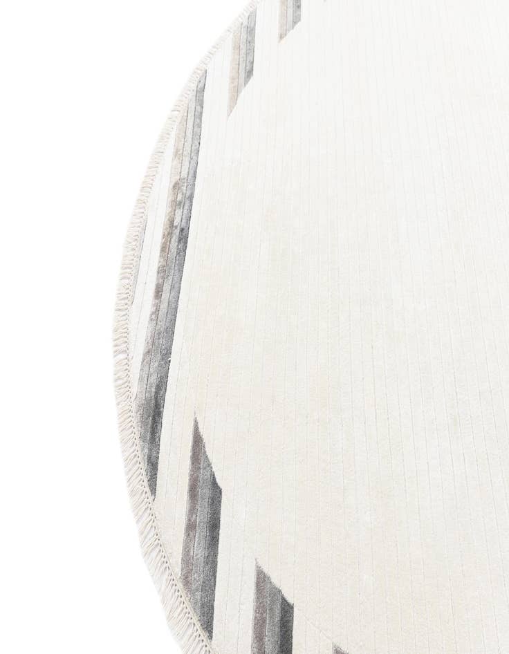 Detail image of  6' 5 x 6' 5  Hand Knotted Darya Wool Round Rug