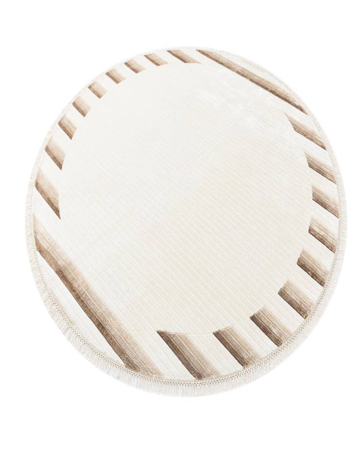 Detail image of  6' 6 x 6' 6  Hand Knotted Darya Wool Round Rug