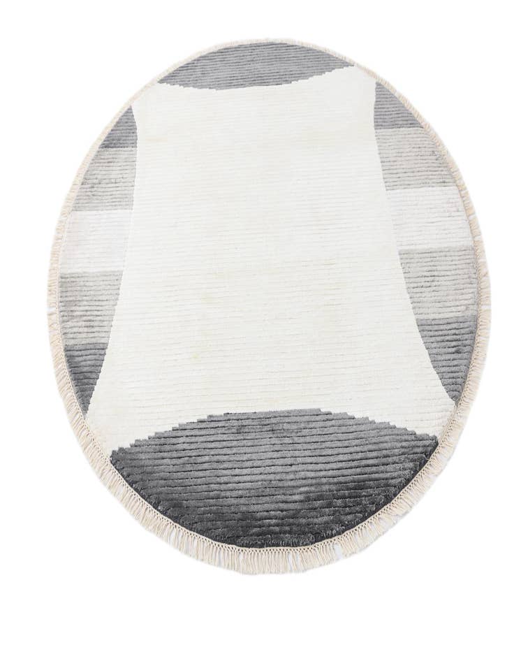 Detail image of  5' 5 x 5' 5  Hand Knotted Darya Wool Round Rug