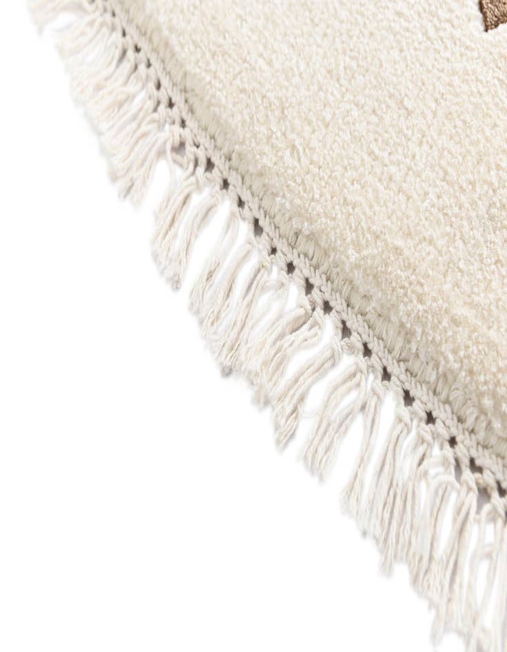 Detail image of  6' 4 x 6' 4  Hand Knotted Darya Wool Round Rug