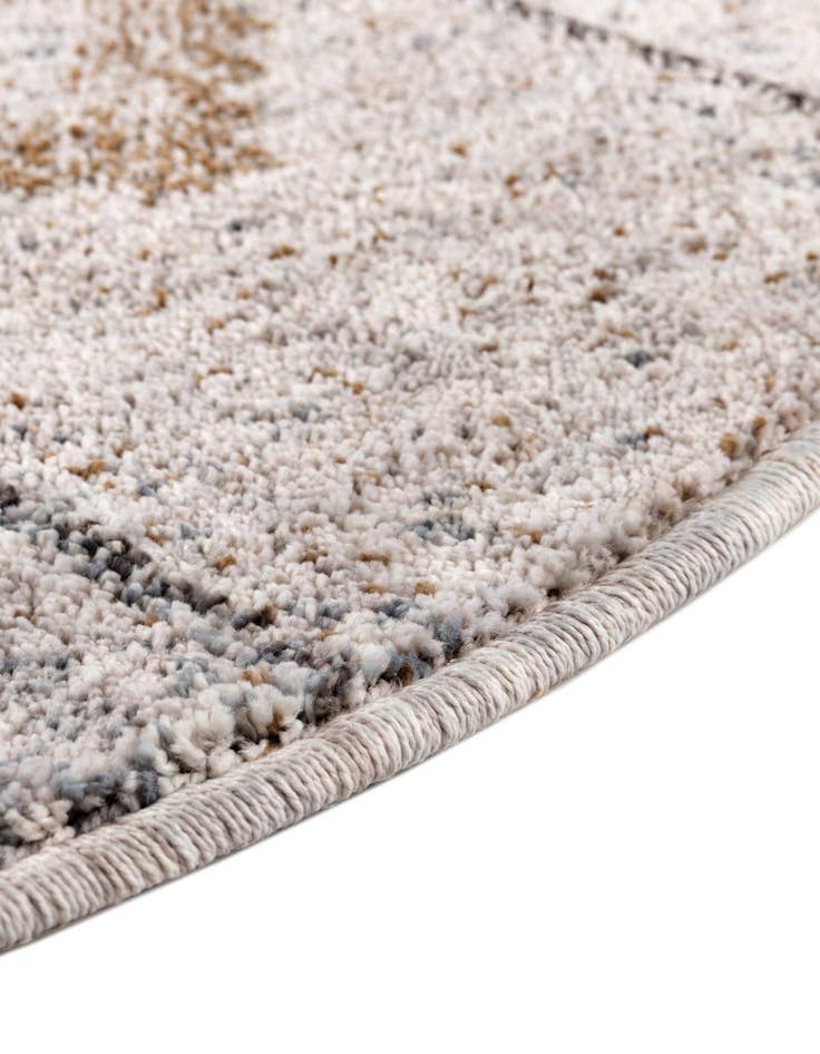 Detail image of  3' 3 x 3' 3 Eco Southwestern Round Rug