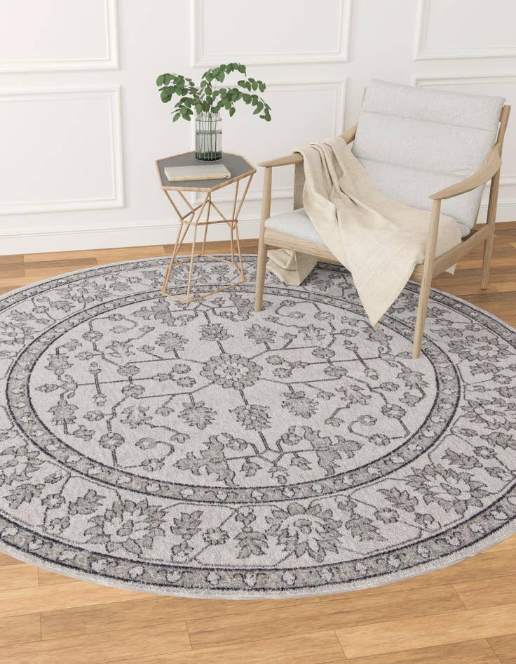 Detail image of  3' 3 x 3' 3 Eco Traditional Round Rug