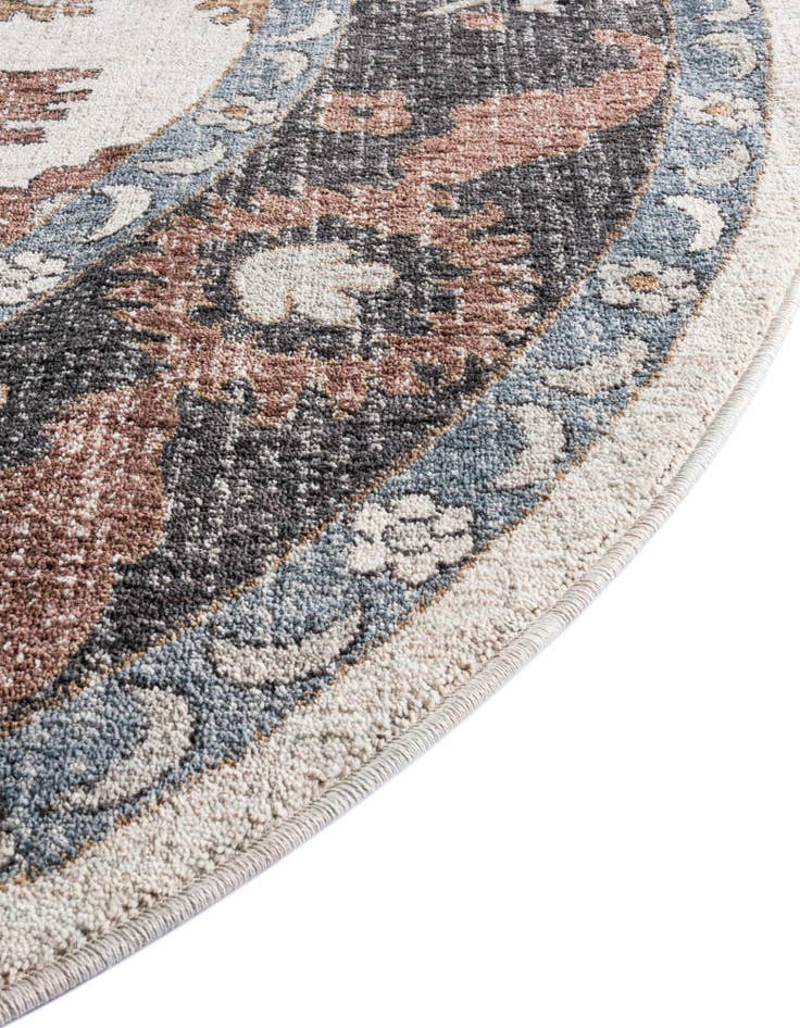Detail image of  3' 3 x 3' 3 Eco Traditional Round Rug