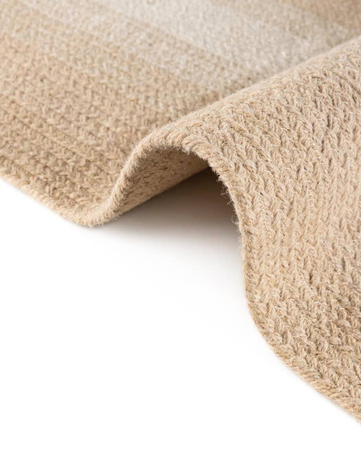 Detail image of  3' 1 x 3' 1  Hand Hand Braided Wool Round Rug