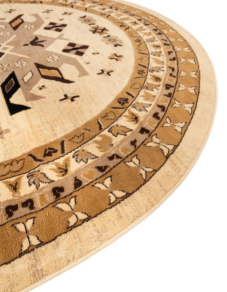 Detail image of  7' 10 x 7' 10 Heris Round Rug