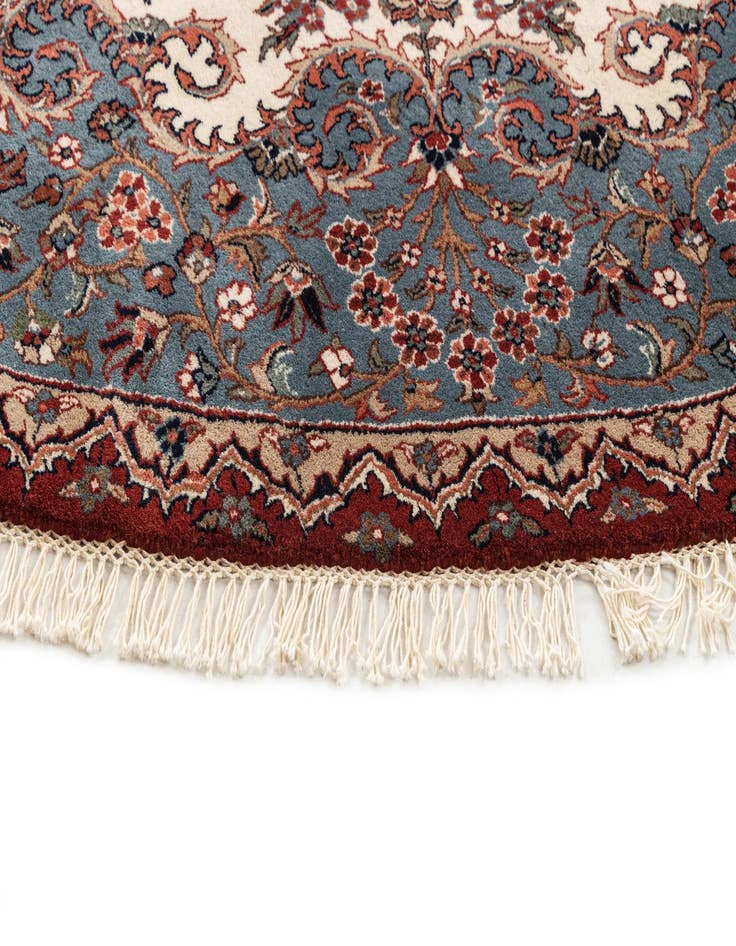 Detail image of  9' x 9' 1  Hand Knotted Jaipur Agra Wool Round Rug