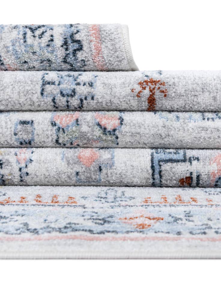 Detail image of  7' 10 x 7' 10 Kamala Washable Round Rug