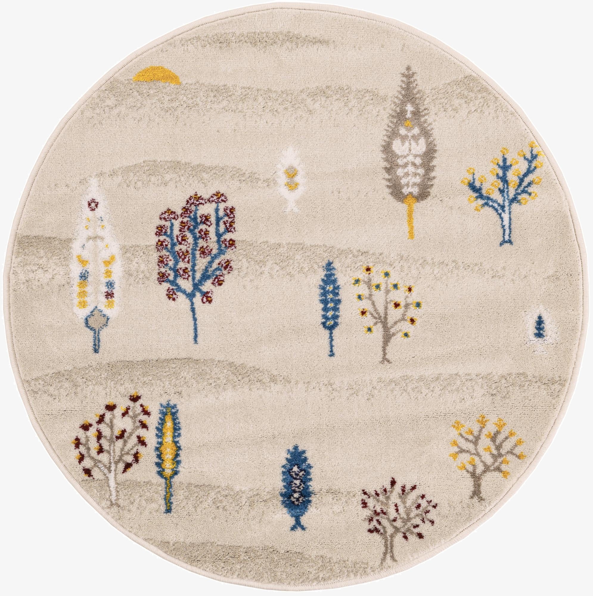  3' 1 x 3' 1 Laguna Round Rug