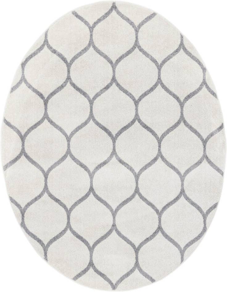 Detail image of  4' x 4' Lattice Frieze Round Rug