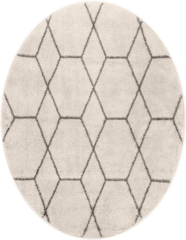 Detail image of  4' x 4' Lattice Frieze Round Rug