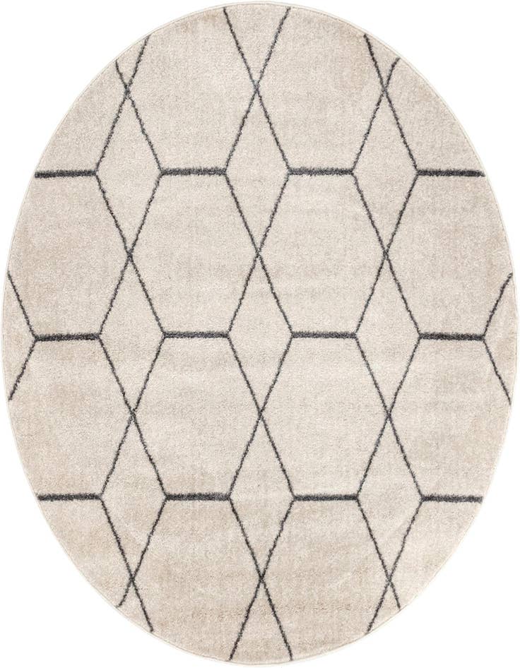 Detail image of  3' x 3' Lattice Frieze Round Rug