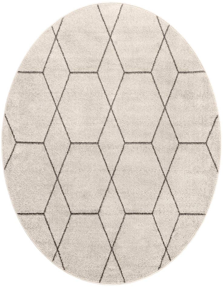 Detail image of 6' x 6' Lattice Frieze Round Rug