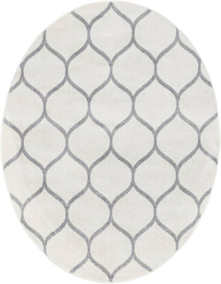 Detail image of  3' x 3' Lattice Frieze Round Rug