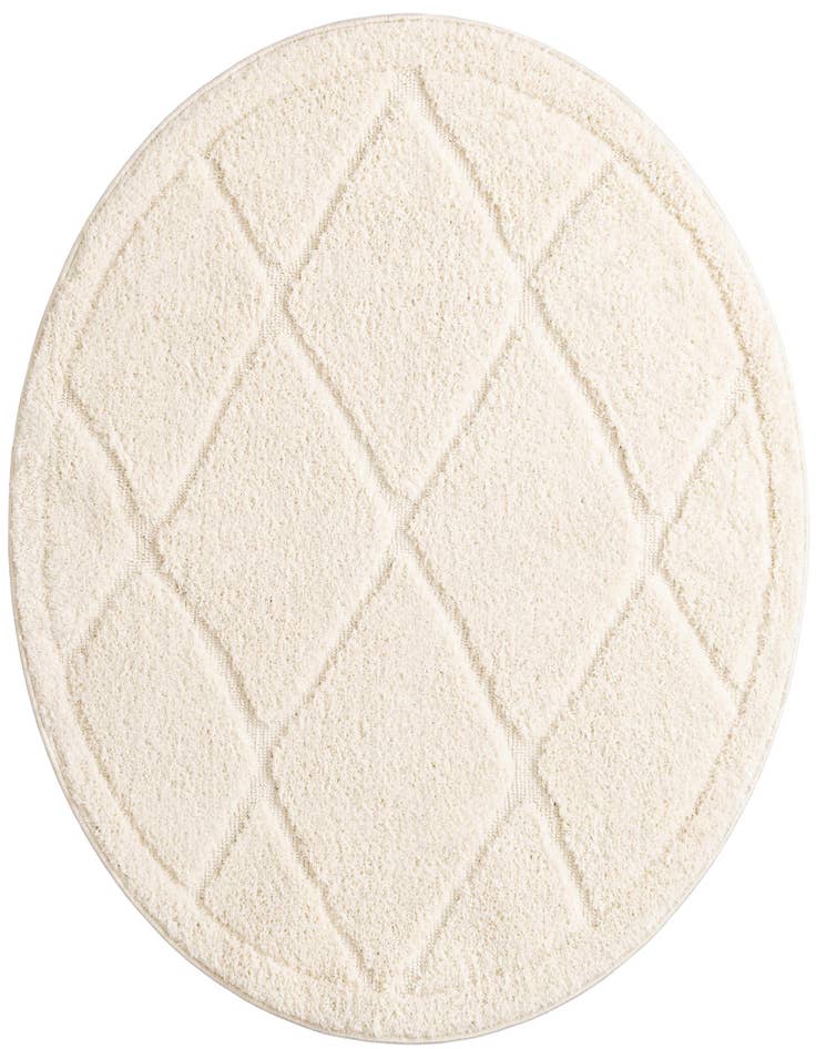 Detail image of  4' x 4' Lattice Shag Round Rug
