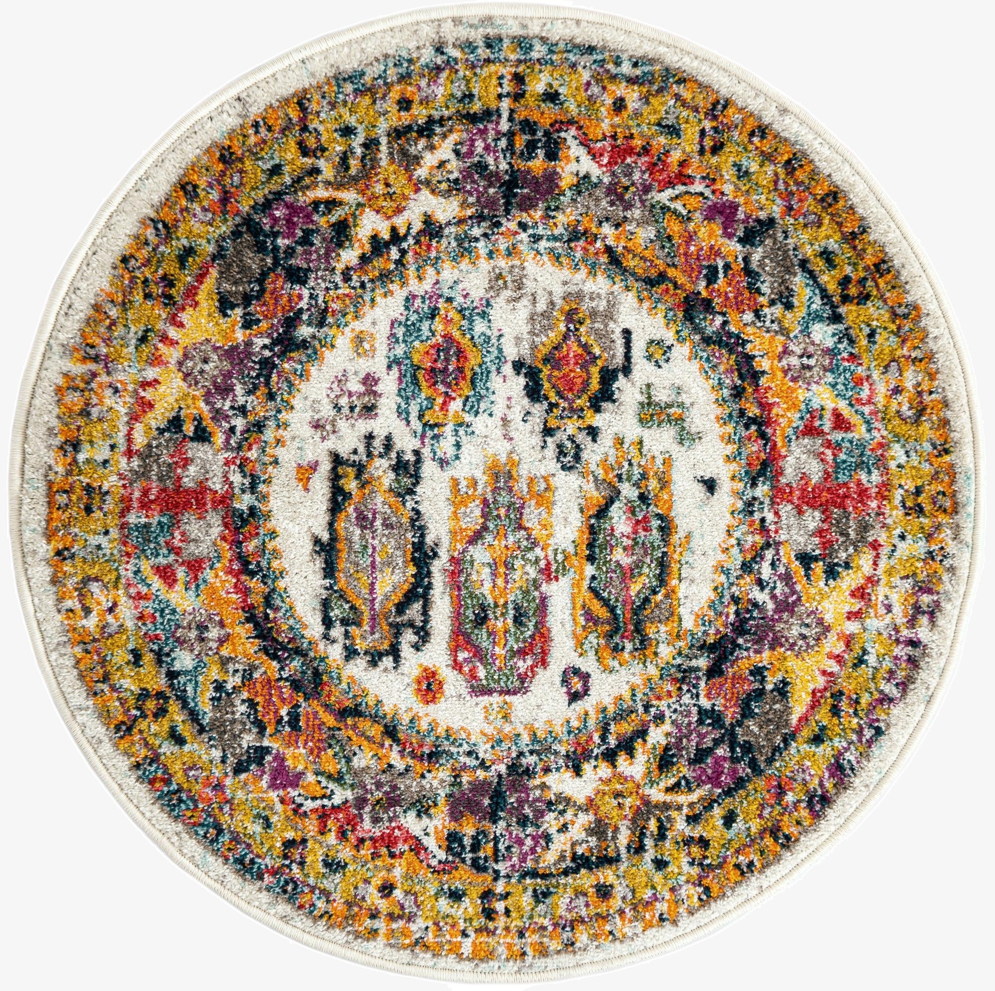  3' 1 x 3' 1 Madeline Round Rug