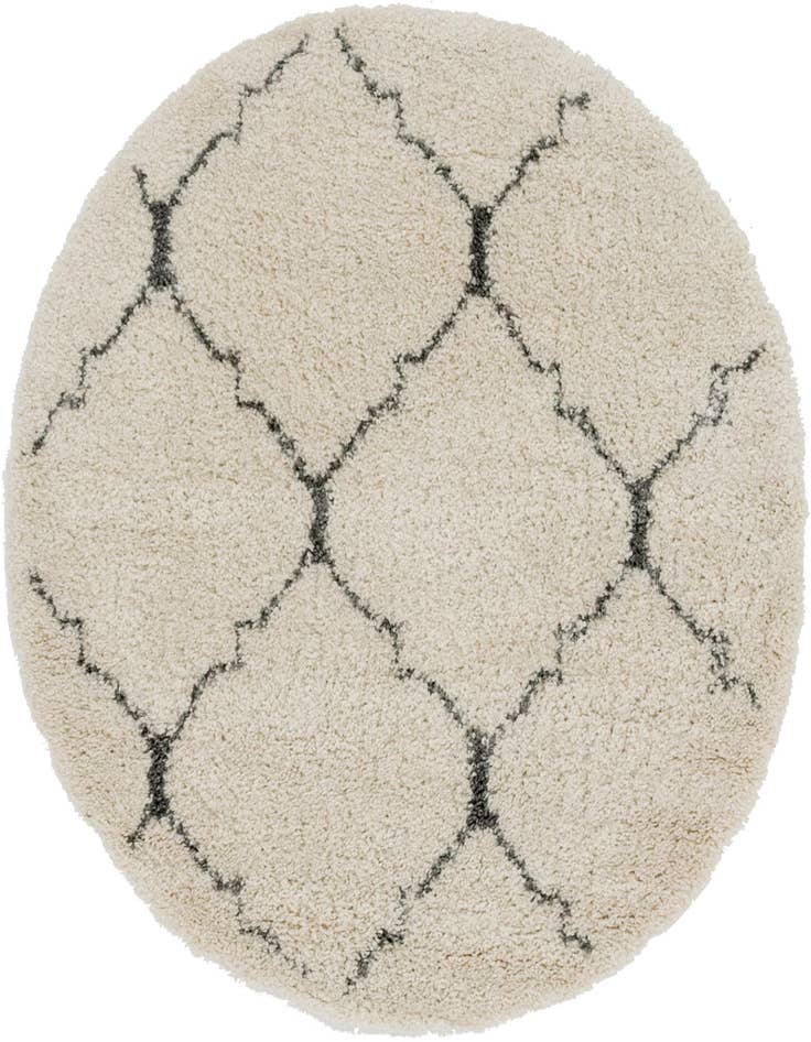 Detail image of  5' x 5' Moroccan Shag Round Rug