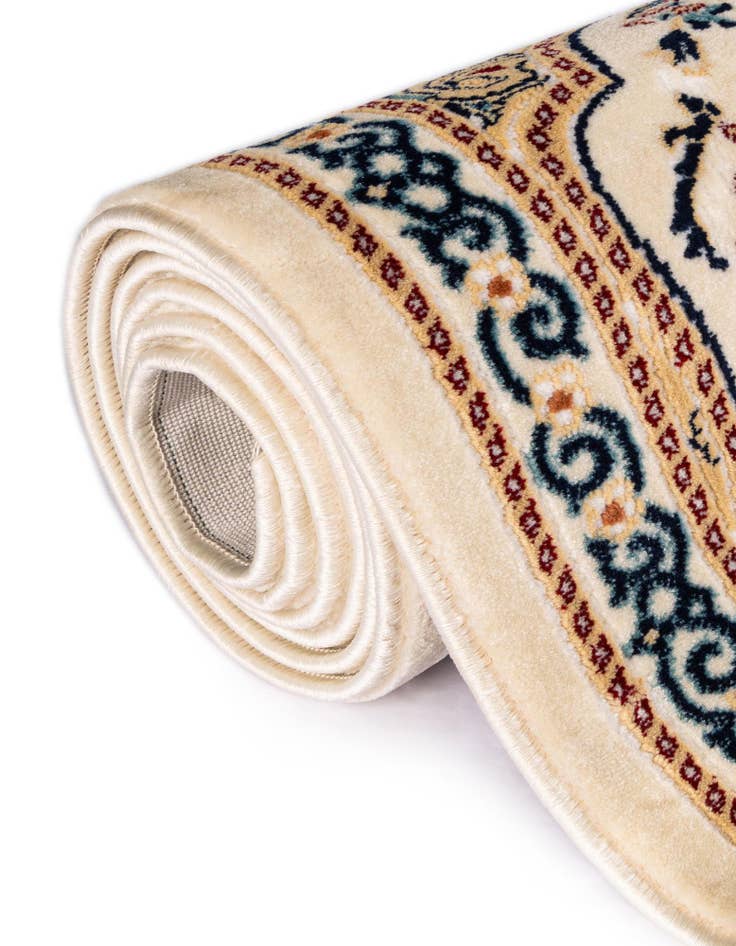 Detail image of  5' x 5' Nain Design Round Rug