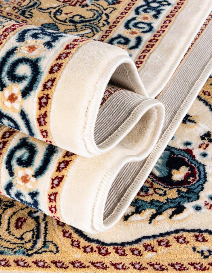 Detail image of  5' x 5' Nain Design Round Rug