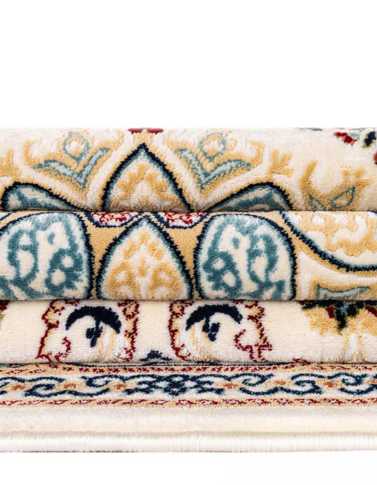 Detail image of  5' x 5' Nain Design Round Rug