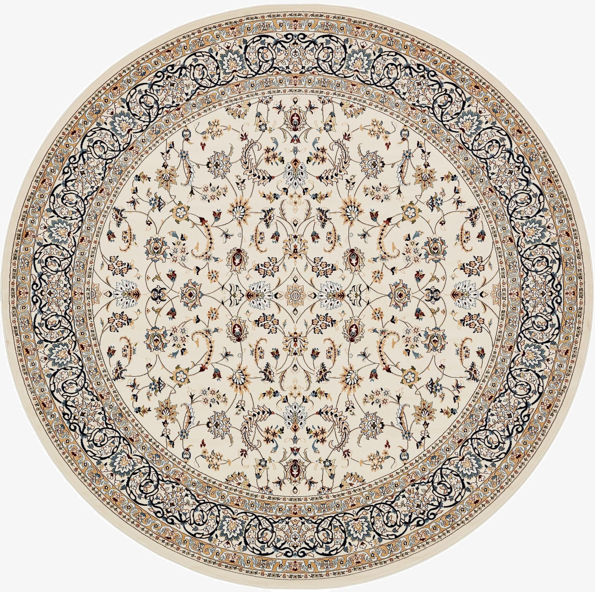  10' x 10' Nain Design Round Rug