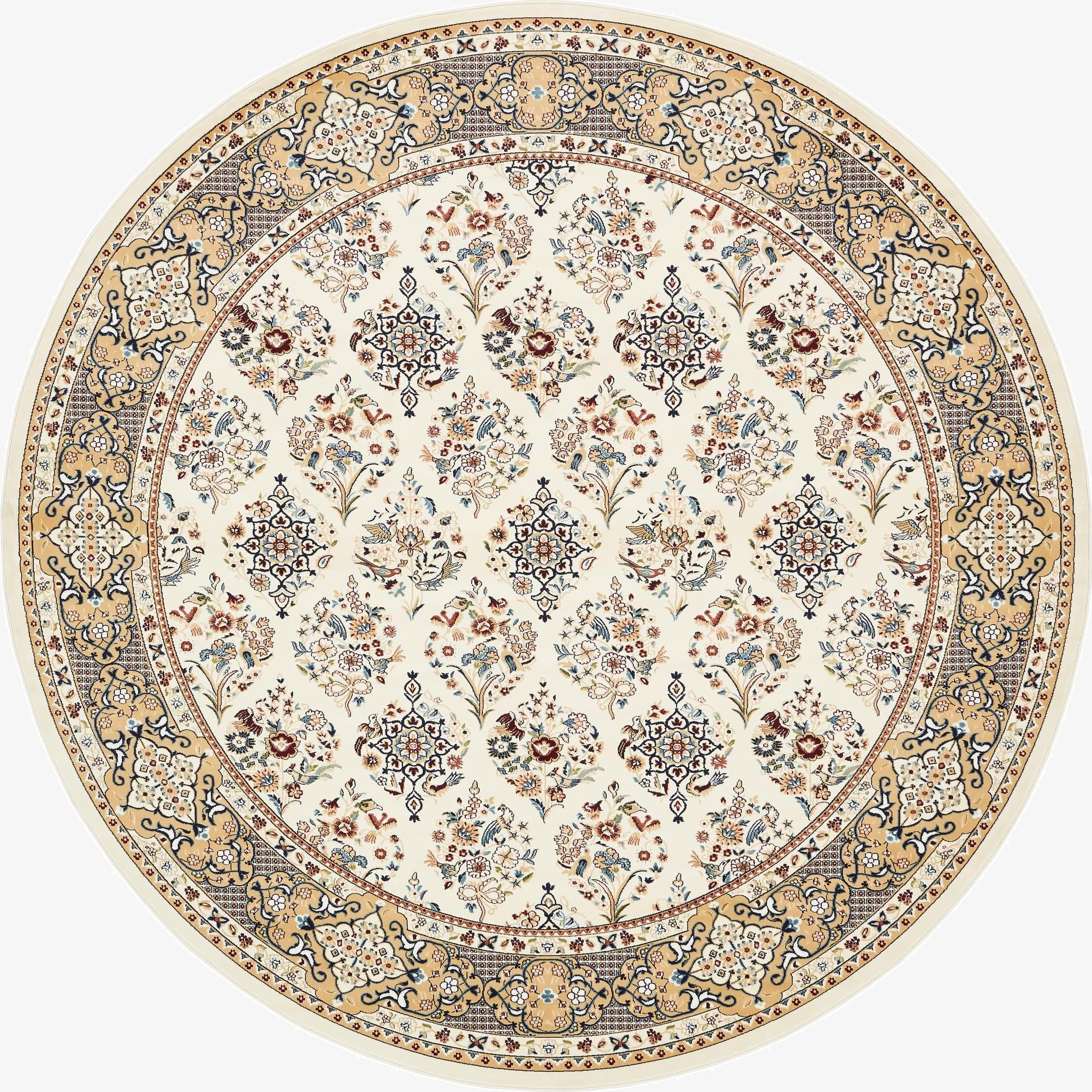  10' x 10' Nain Design Round Rug