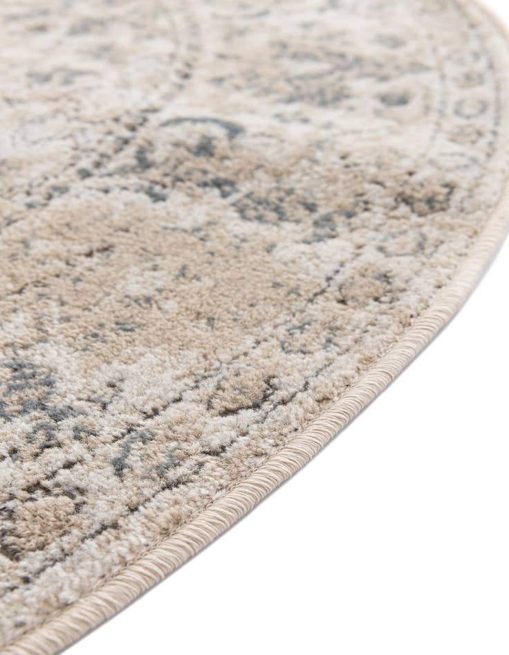 Detail image of  5' 3 x 5' 3 Oregon Round Rug