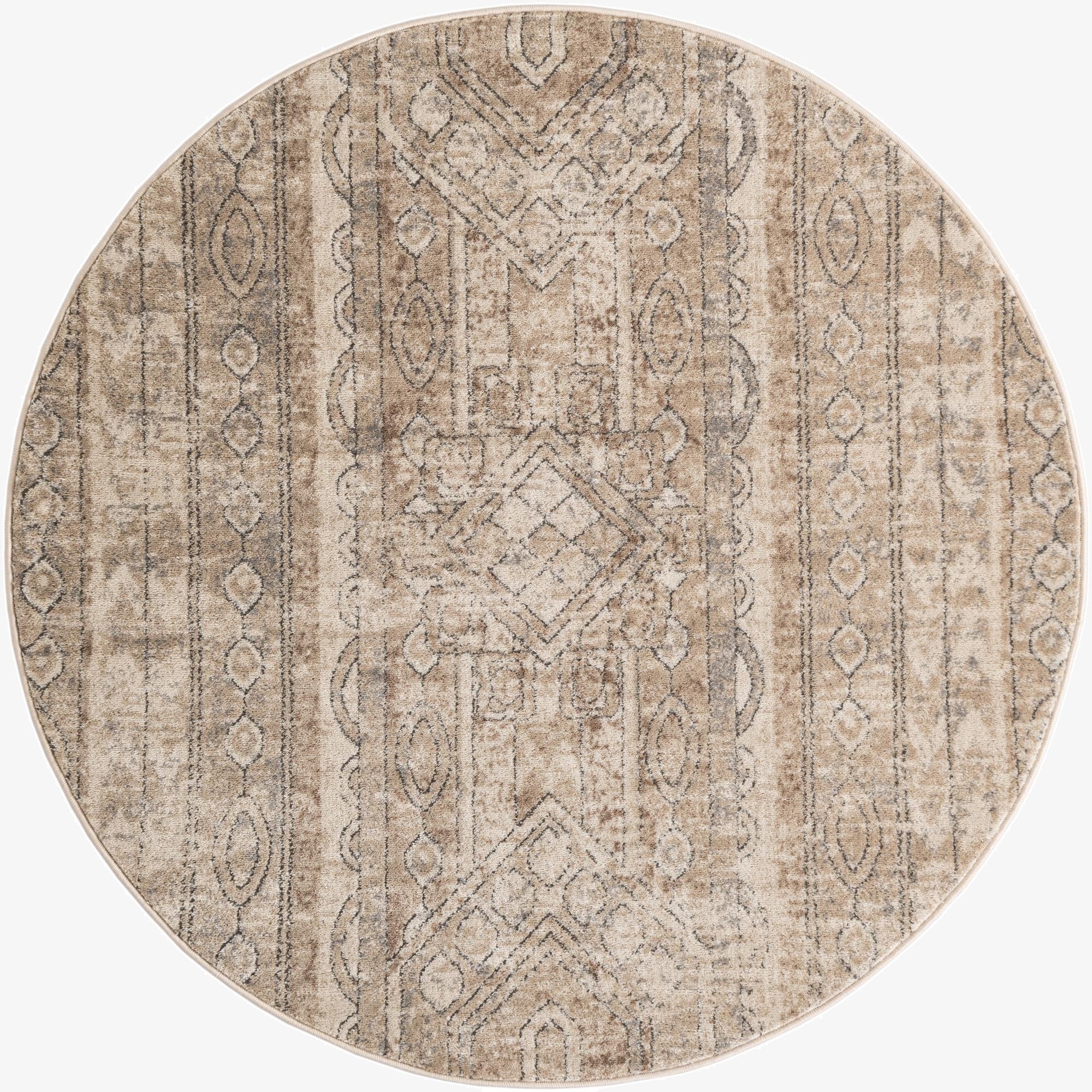  5' 3 x 5' 3 Oregon Round Rug