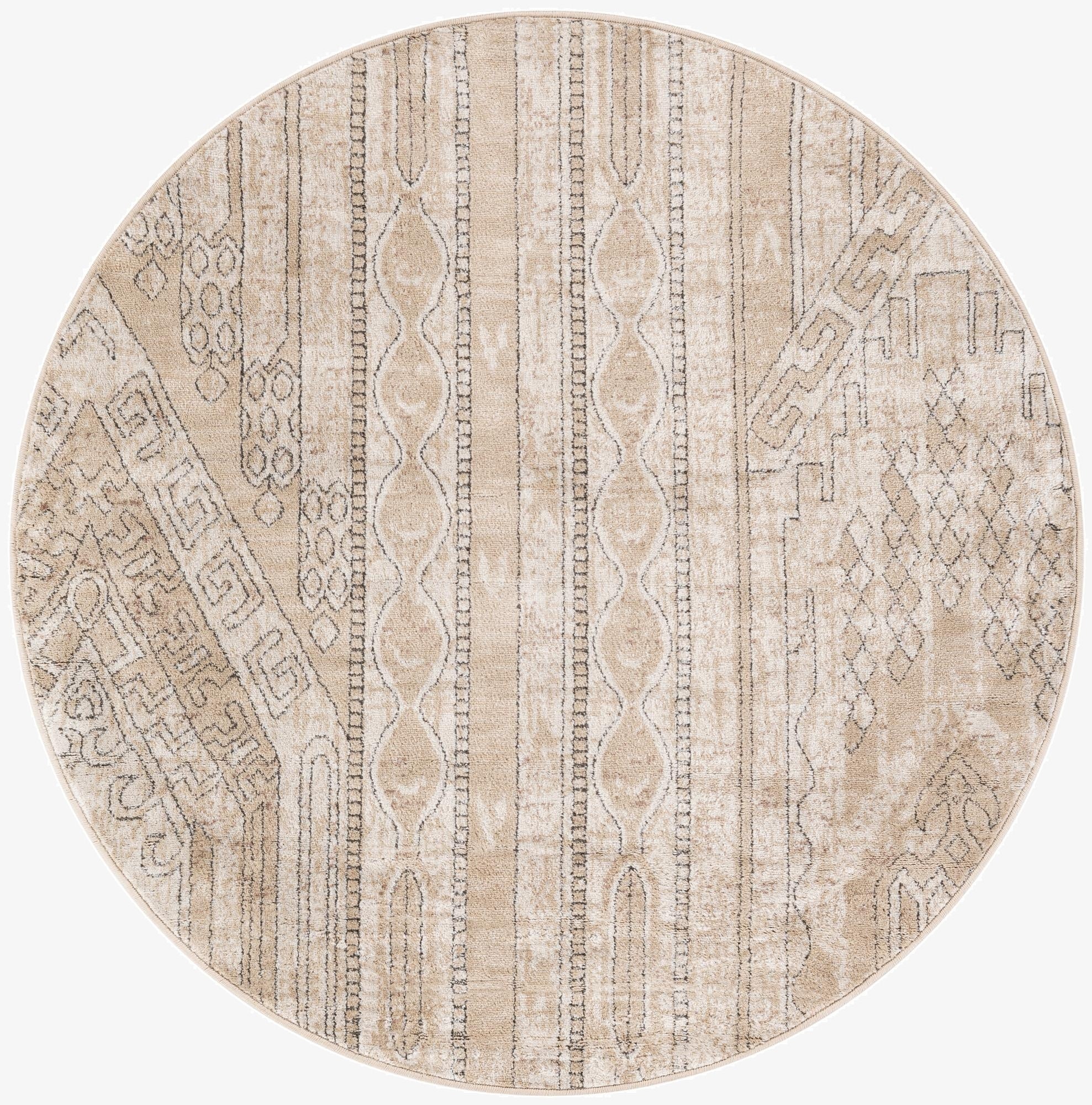  5' 3 x 5' 3 Oregon Round Rug