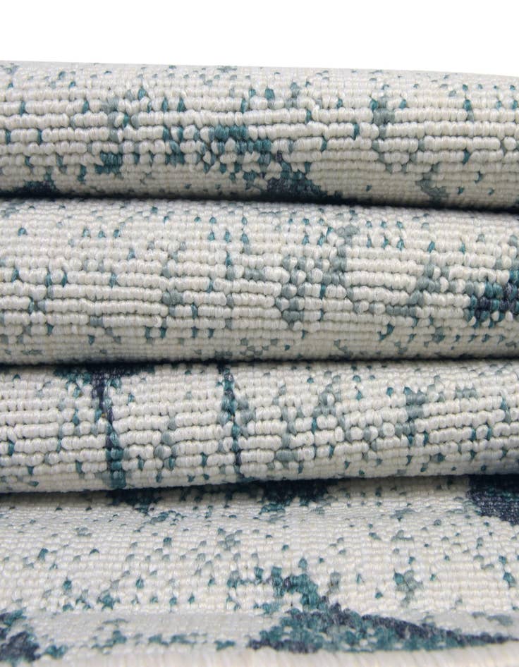 Detail image of  4' x 4'  Washable Coastal Indoor / Outdoor Round Rug