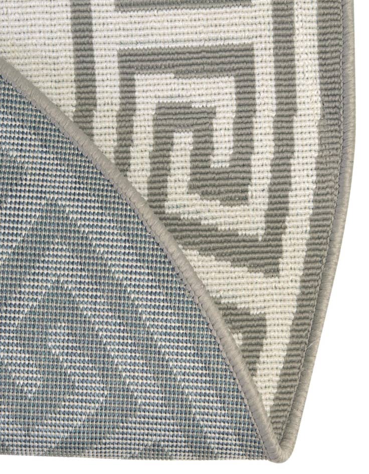 Detail image of  4' x 4'  Washable Coastal Indoor / Outdoor Round Rug