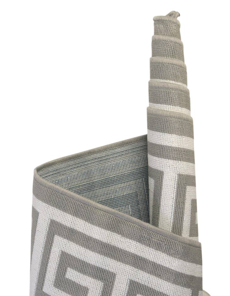 Detail image of  4' x 4'  Washable Coastal Indoor / Outdoor Round Rug