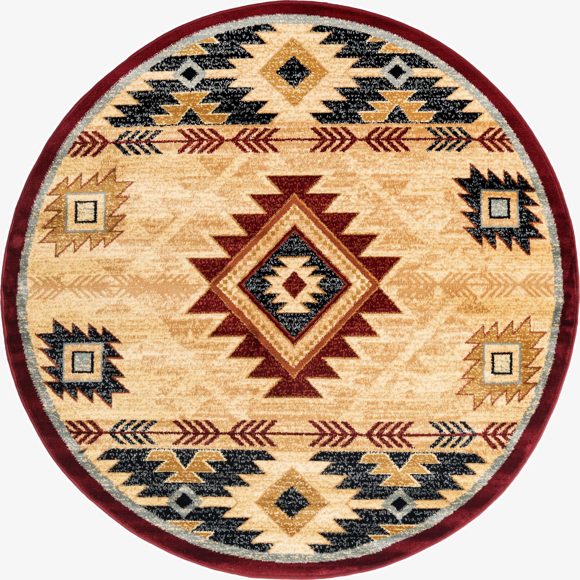  5' 3 x 5' 3 Pioneer Round Rug