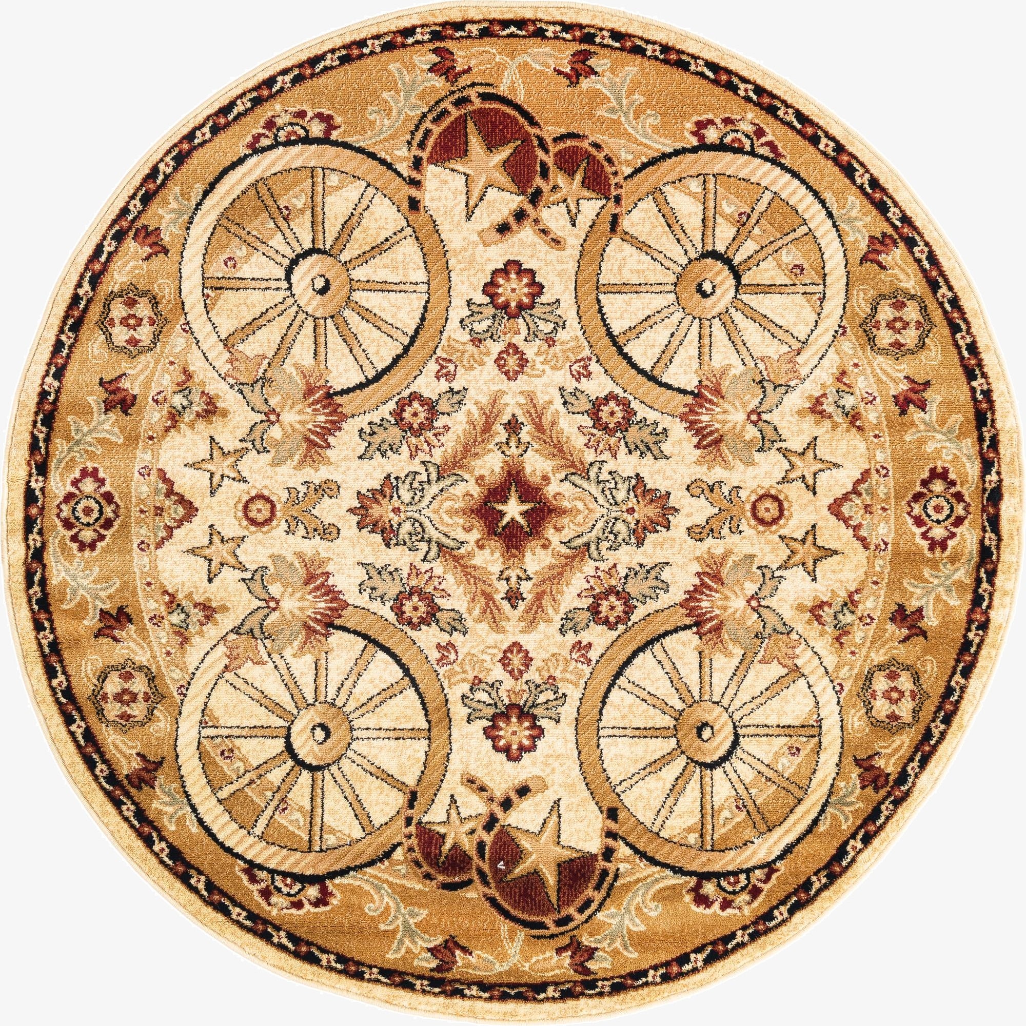  5' 3 x 5' 3 Pioneer Round Rug