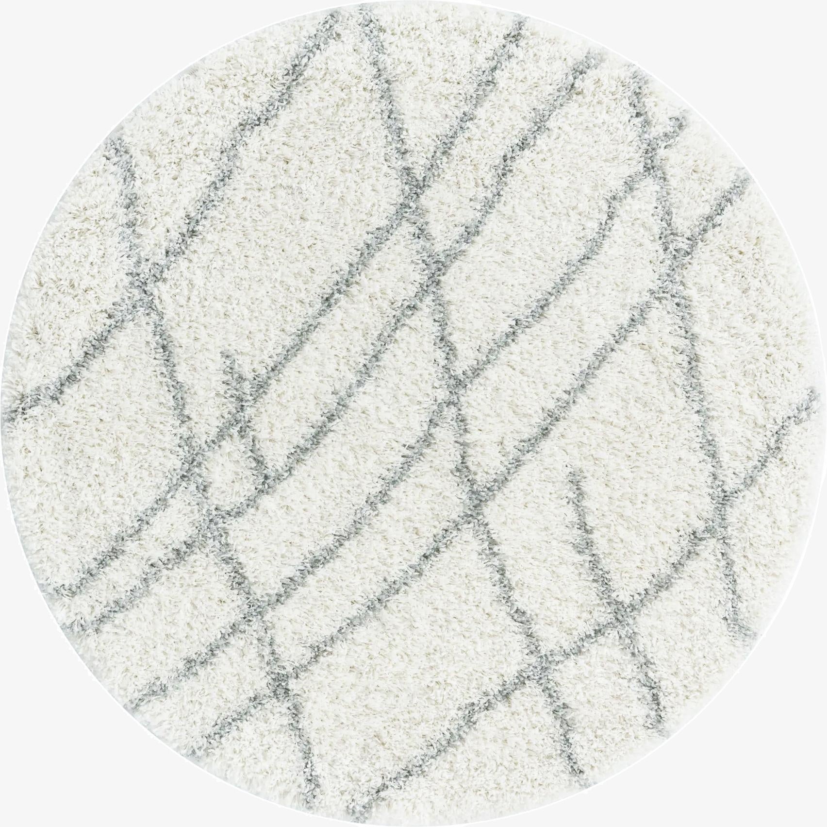  5' 3 x 5' 3 Soft Touch Shag Round Rug