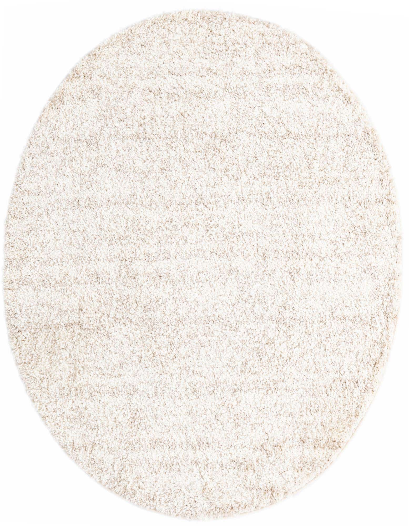 Primary image  5' 3 x 5' 3 Solid Shag Round Rug