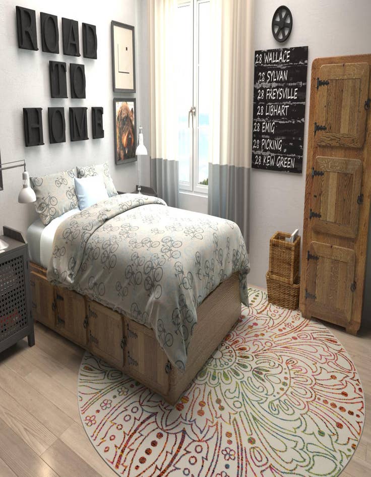 Detail image of  8' x 8' Tuscany Round Rug