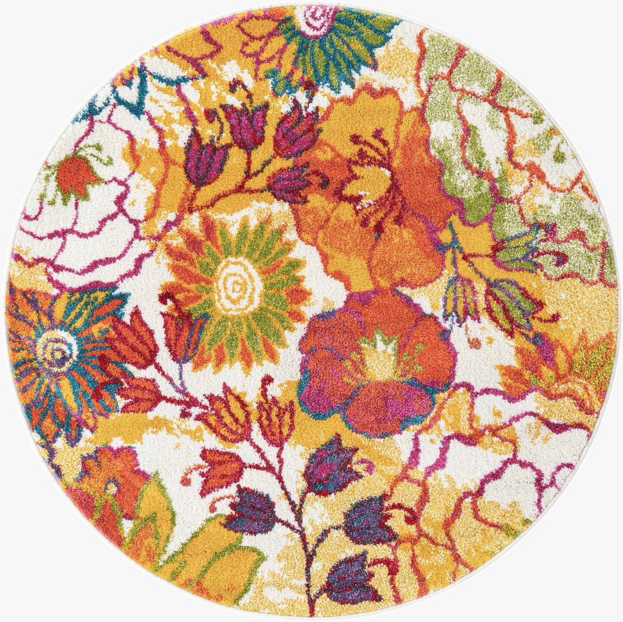  3' 3 x 3' 3 Tuscany Round Rug