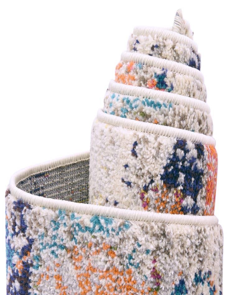 Detail image of  3' 3 x 3' 3  Washable Vivid Round Rug