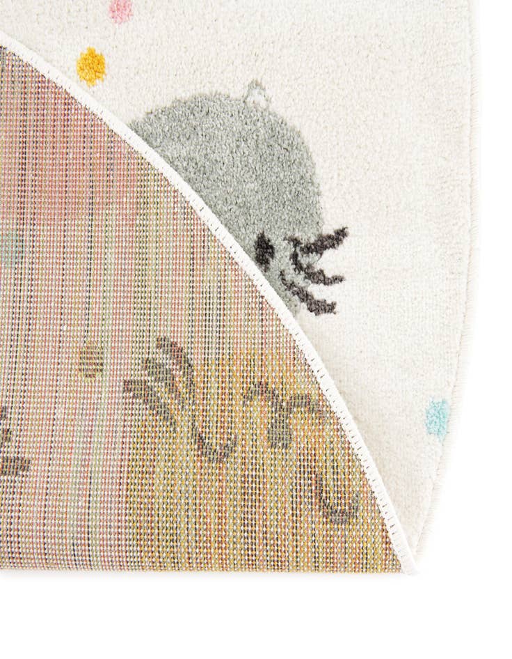 Detail image of  7' 10 x 7' 10 Cats Whimsy Kids Round Rug
