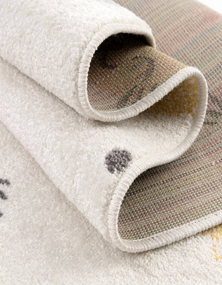 Detail image of  7' 10 x 7' 10 Cats Whimsy Kids Round Rug