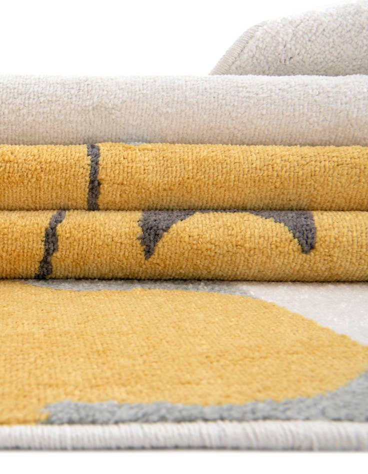 Detail image of  3' 3 x 3' 3 Tiger Whimsy Kids Round Rug