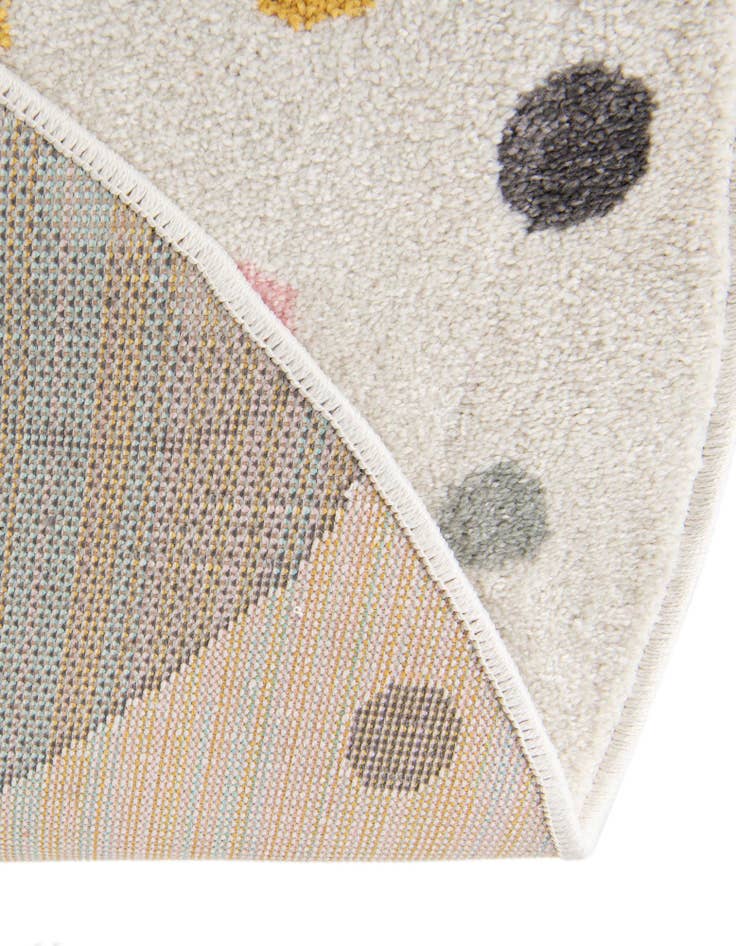 Detail image of  3' 3 x 3' 3 Animals Whimsy Kids Round Rug