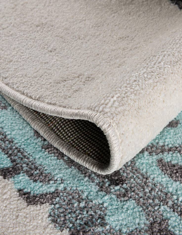 Detail image of  2' 2 x 2' 2 Rabbit Whimsy Kids Round Rug