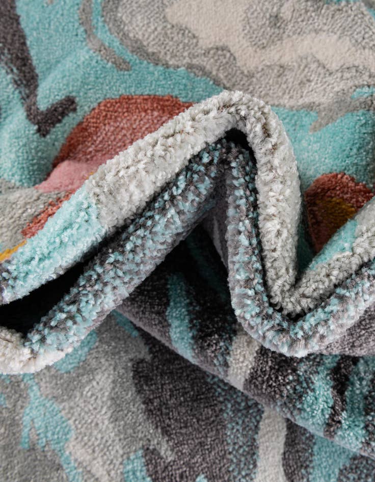 Detail image of  2' 2 x 2' 2 Rabbit Whimsy Kids Round Rug