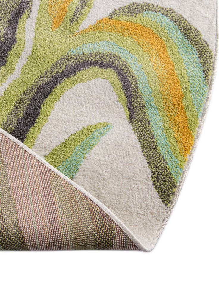 Detail image of  2' 2 x 2' 2 Rabbit Whimsy Kids Round Rug