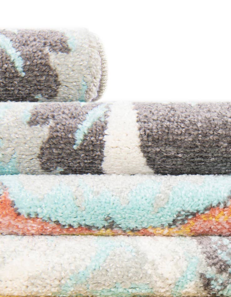 Detail image of  2' 2 x 2' 2 Rabbit Whimsy Kids Round Rug