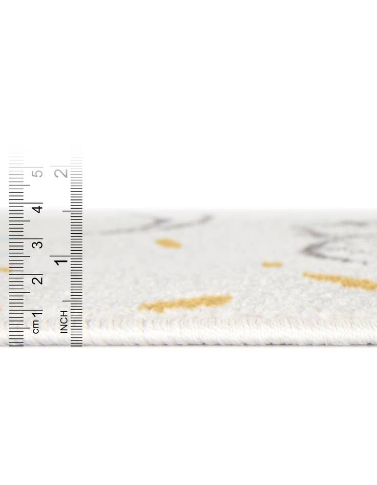 Detail image of  7' 10 x 7' 10 Dinosaur Whimsy Kids Round Rug